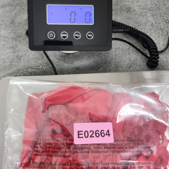 Vintage 80s Teddy Womens L Red Satin Ribbon Lace Ruffled Teddy Bodysuit Garters - Picture 10 of 10